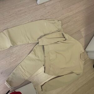 SET Active Beige Sweatset